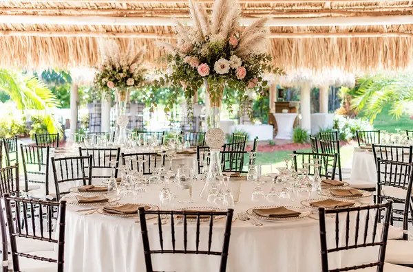 Longan's Place safari wedding reception