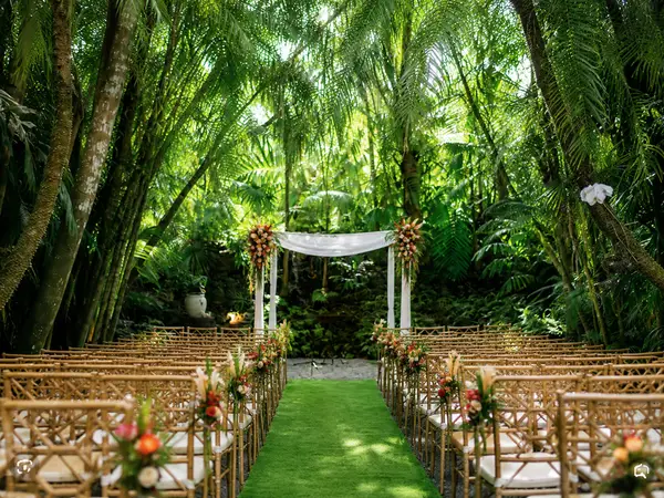 The Cooper Estate garden ceremony