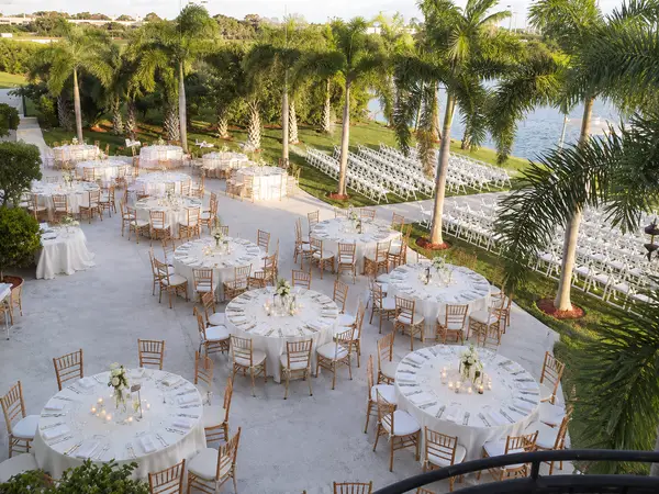 Vista Lago Ballroom waterside ceremony and reception