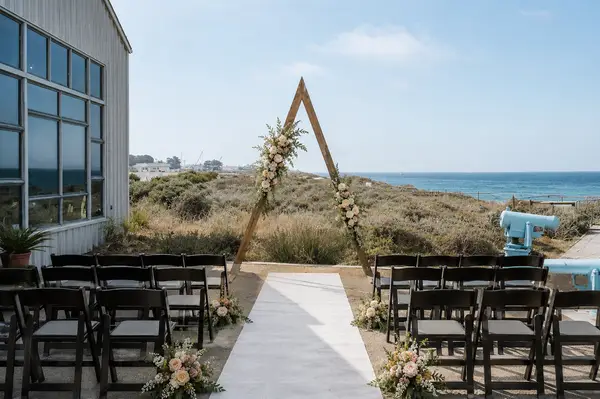 Seymour Marine Discovery Center intimate seaside ceremony