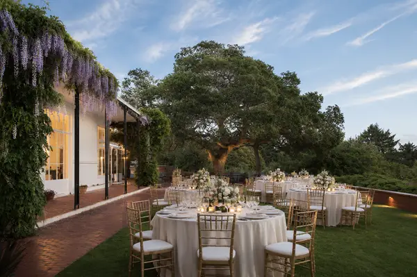 The Hollins House garden reception