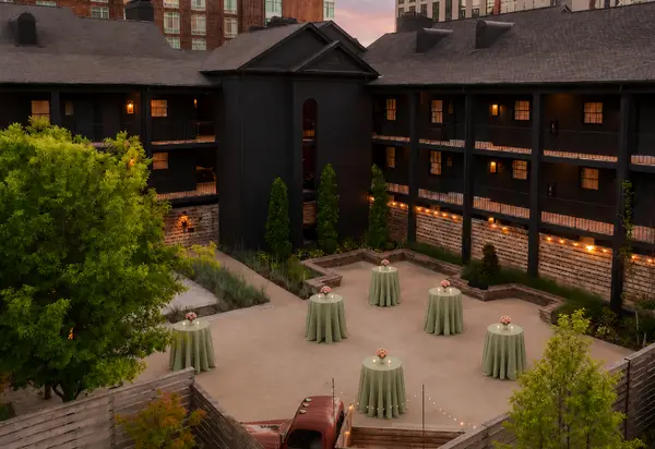 Bode Nashville cocktail hour outdoor