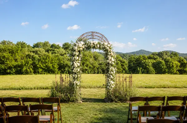 Brewer Farms garden ceremony