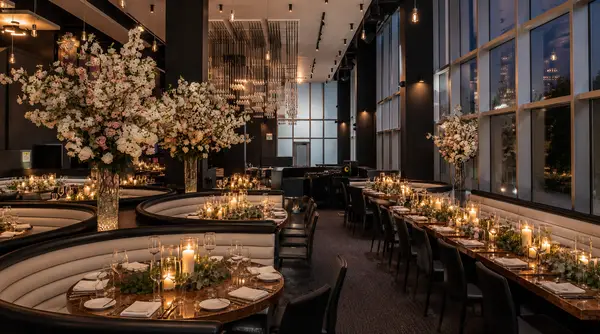 STK Nashville wedding reception
