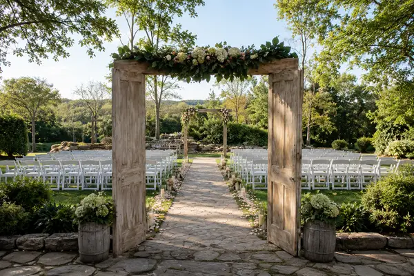 Stone Gate Farm rustic ceremony