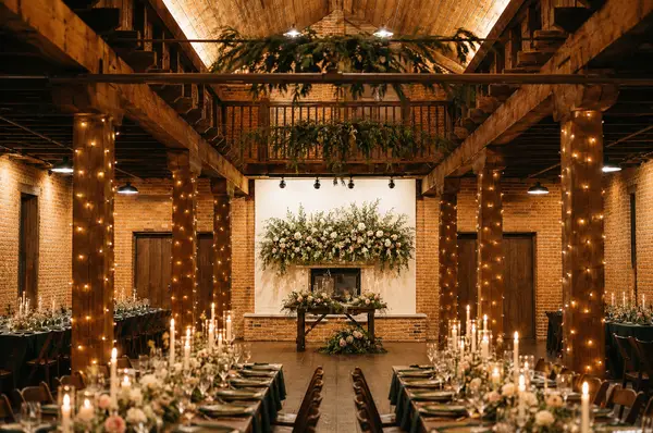 The Booking House barn reception