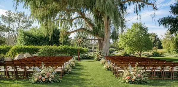 Galway Downs by Wedgewood Weddings ceremony under a tree