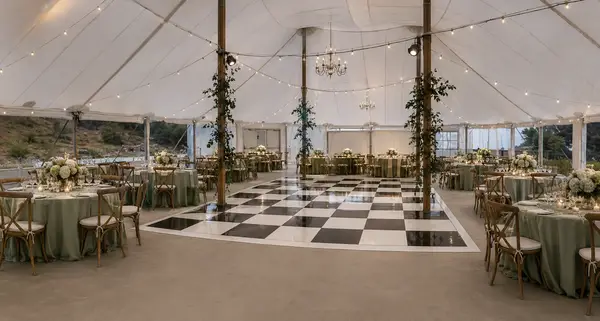 Nella Terra Cellars tented reception