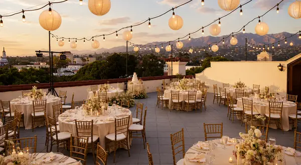 Kimpton Canary Hotel rooftop reception
