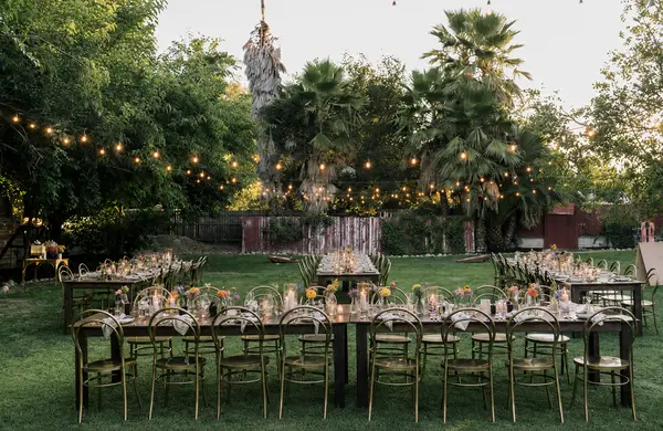 Ojai Rancho Inn garden reception