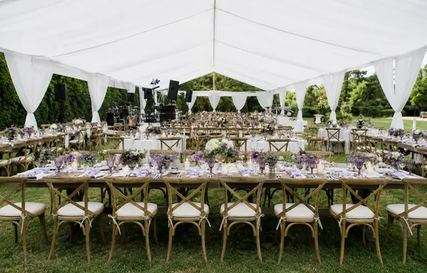 Ojai Valley Hummingbird Inn tented reception