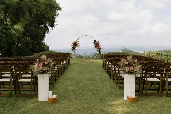 Santa Barbara Botanic Garden bohemian ceremony