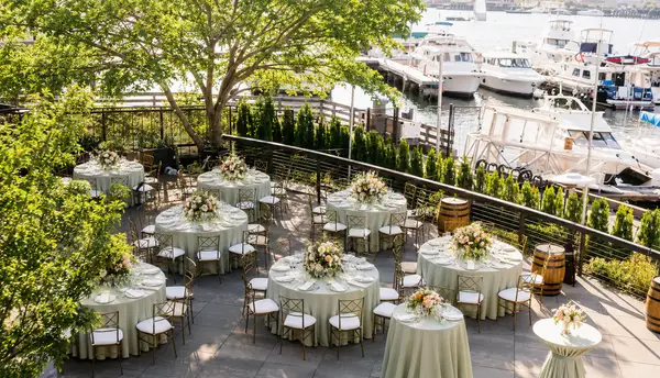 Dockside at Duke's harborside reception