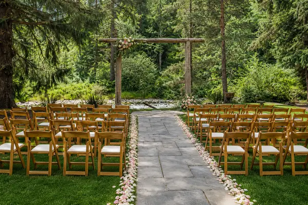 River Valley Oasis garden ceremony
