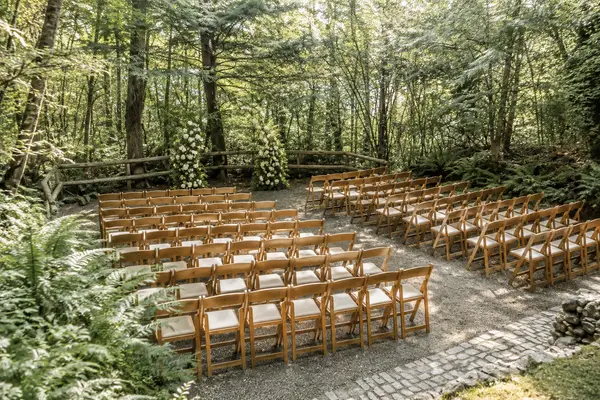 The Lodge at St. Edward State Park seattle wooded wedding ceremony
