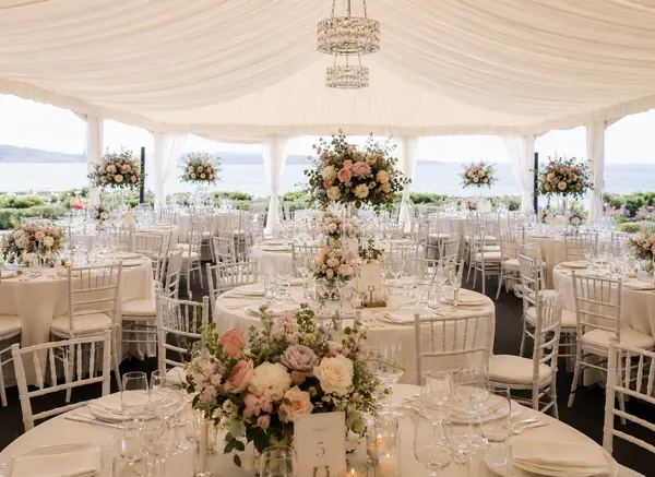The Woodmark Hotel & Still Spa tented reception