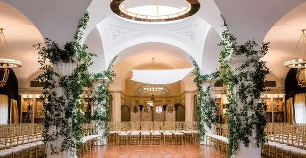 Wedding ceremony at Kimpton Hotel Monaco in Penn Quarter