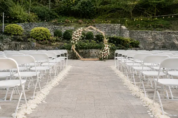 Milton Ridge courtyard ceremony