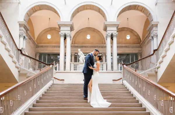 Art Institute of Chicago bridal portrait