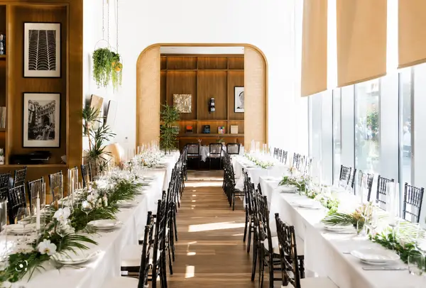 Canal Street Eatery & Market chic wedding reception