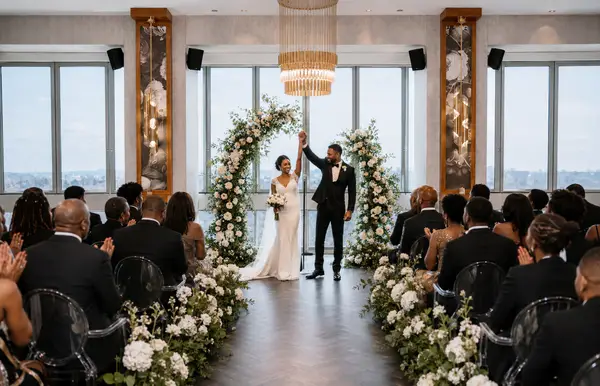 LM Studio Chicago wedding ceremony