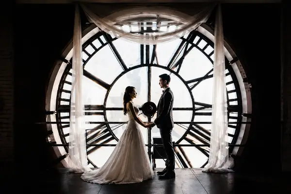Clock Tower Events ceremony bridal portrait