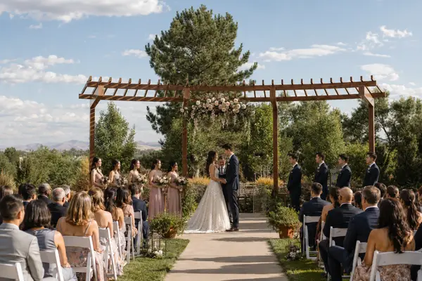 Lone Tree Golf Club & Hotel garden ceremony