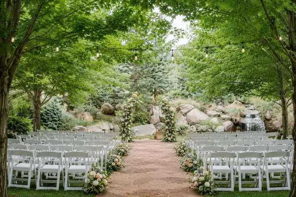 The Greenbriar Inn denver garden ceremony